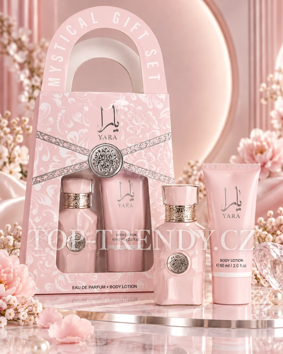 GIFT SET PERFUME AND BODY LOTION YARA – INSPIRED BY LATTAFA YARA